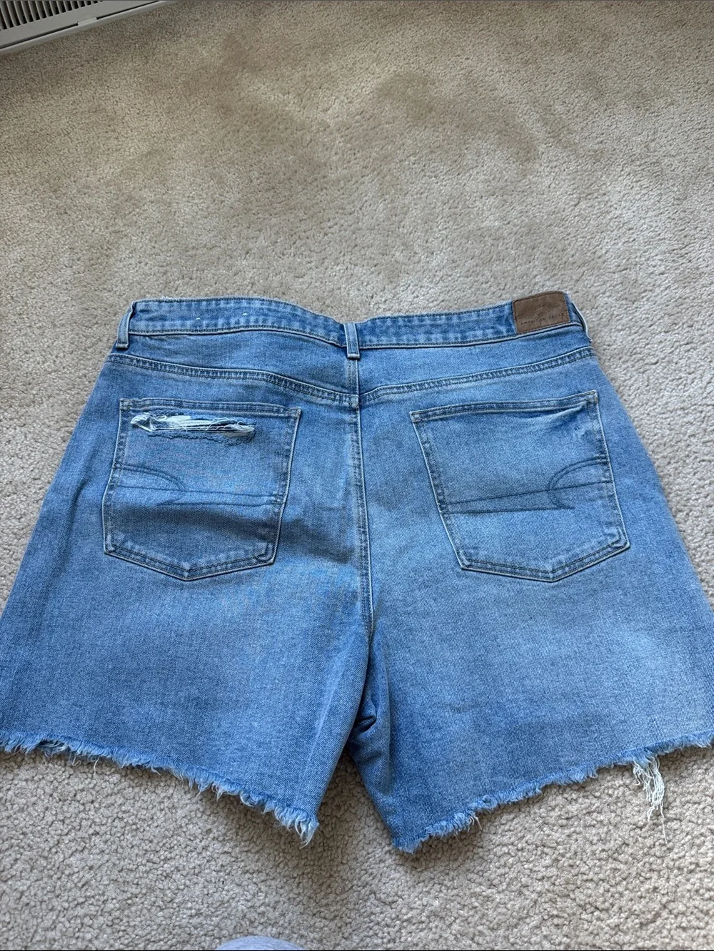 American Eagle Highest Rise Baggy Denim Shorts